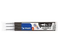 Pilot FriXion Point - Relleno para bolígrafo Point Rollerball, negro (Pack de 3)