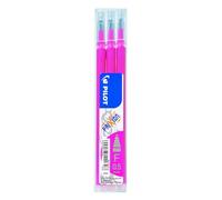 PILOT Frixion - Recarga para bolígrafo de tinta borrable Frixion (0,5 mm, 3 unidades), color rosa