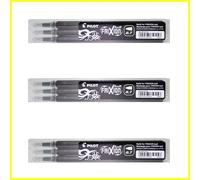 Pilot FRIXION Recargas Azul / Negro BORRABLE Roller Ball Roker pen 0.7mm