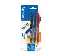 Pilot Frixion - Rotulador de bola con tinta borrable (3 unidades), varios , color es