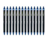 PILOT FriXion Synergy Clicker Bolígrafos de tinta de gel borrables, punta extrafina, tinta azul marino, paquete de 14 (17840)