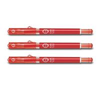Pilot G-Tec de Maica Juego de 3 Rojo