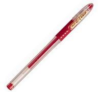 Pilot Pen Bolígrafo roller G1 Grip – gel, punta extra fina 0,7 mm, 12 unidades, rojo