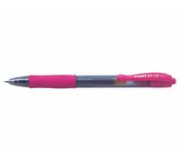 Pilot Bolígrafo roller de gel G207 – Punta 0,7 mm Rosa – Pack 12 unidades