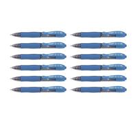 Pilot G2 Pixie - Mini bolígrafo roller de gel (retráctil, punta de 0,7 mm, 12 unidades), color azul