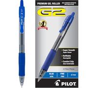 Pilot, G2 Premium - Bolígrafos de gel de punta fina de 0,7 mm, color azul, 12 unidades