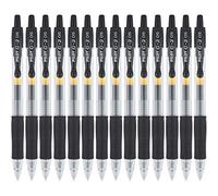 Pilot G2 Premium - Bolígrafos de gel recargables y retráctiles, punta extrafina, tinta negra, paquete de 14 (15367)