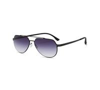 Pilot Gafas de sol Mujer, Sunglasses Men, Oculos de Sol Homem - Unisex Negro Polarizado con Protección UV400 - Estilo Vintage Clásico Ultraligero para Conducir, Pescar (E- gradualmente gris/negro)