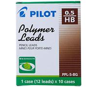 Pilot HB Progrex Begreen - Minas para portaminas (0,5 mm, 10 unidades), color negro