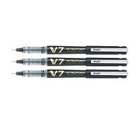 PILOT BXC-V7-B-BG V7 - Bolígrafo de punta redonda, color negro