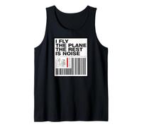 Pilot I Fly The Plane The Rest Is Noise Aviation Camiseta sin Mangas