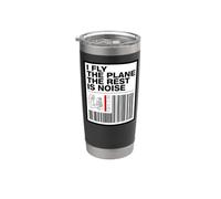 Pilot I Fly The Plane The Rest Is Noise Aviation Vaso térmico de acero inoxidable de doble pared