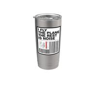 Pilot I Fly The Plane The Rest Is Noise Aviation Vaso térmico de acero inoxidable de doble pared