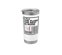 Pilot I Fly The Plane The Rest Is Noise Aviation Vaso térmico de acero inoxidable de doble pared