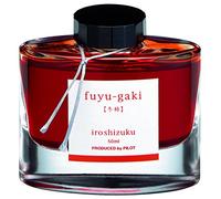 Pilot Iroshizuku Fountain Pen Ink - 50 ml Bottle - Fuyu-gaki Persimmon (Vermilion Red Orange) (japan import)