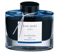 Pilot Iroshizuku Fountain Pen Ink - 50 ml Bottle - Kon-peki Deep Azure Blue (Deep Blue), 10.5 IN (japan import)