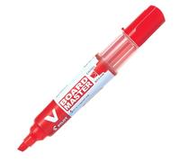 Pilot - Juego de 6 rotuladores recargable V Board Master BeGreen PTE biselado media rojo