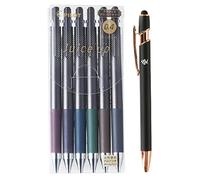 Pilot Juice up 04 bolígrafo de tinta de gel retráctil de 0,4 mm, punta ultra fina, color brillante, 6 colores (LJP120S4-6CCG) con etiqueta engomada Kanji Love