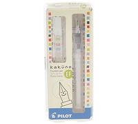 PILOT Kakuno 10816 - Pluma estilográfica (punta extrafina), color transparente