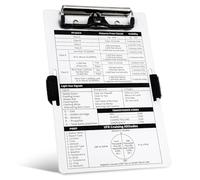 Pilot Kneeboard, Aluminio Rodillera del Piloto Portapapeles para Piloto Bloc de Notas con Soporte para Bolígrafo y Correa Elástica Accesorio para Bolsa de Vuelo para Escritura de Piloto