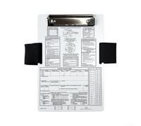 Pilot Kneeboard - Portapapeles de aluminio para grabación de datos de vuelo con tarjetas de posicionamiento 9.5 x 6.5 (IFR+A)