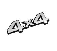 Pilot LA_07206 4 x 4 - Emblema adhesivo decorativo en relieve, color plateado