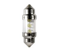 Pilot LA_58384 - Bombilla SV8,5-8 para luz interior de coche (12 V, 3 LED, 10 x 31 mm), color blanco