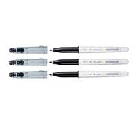 PILOT Lot de 3 Feutres Coloriage Effaçable FRIXION COLORS Pte Moyenne Noir
