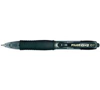 Pilot Lot de 3 Minis Stylo roller Encre gel G2 XS7 PIXIE Tracé 0,4 mm (Bille 0,7mm) Noir