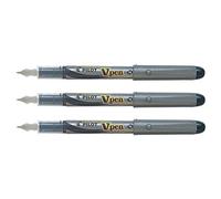 Pluma Desechable PILOT V-Pen Silver Negro