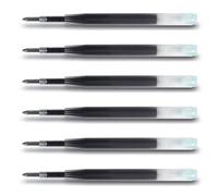 PILOT Lot de 6 Recharges stylo bille BRFN Pte moy. 1 mm Noir