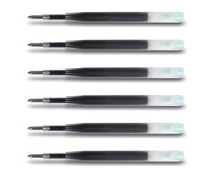 PILOT Lot de 6 Recharges stylo bille BRFN Pte moy. 1 mm Noir