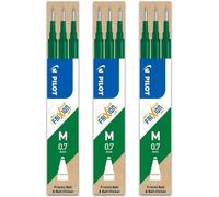 Pilot - Lote de 12 manteles individuales de 3 recambios frixion Ball (BLS-FR7) verde