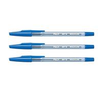 Pilot - Lote de 3 bolígrafos BP-S medio azul