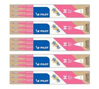 PILOT Lote de 5 piezas de repuesto para friXion Ball (BLS-FR7), color rosa