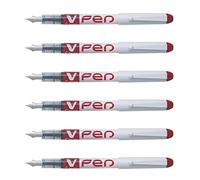 Pilot V Pluma Desechable Estilográfica Punta Borrable Color Liquid Tinta SVPN-4W