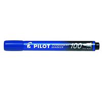 Pilot - Marcador permanente de punta redonda de 2 x -Large 4,5 mm azul (Pack de 20)
