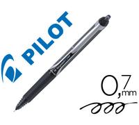 Pilot Marker Punta Fina V-7 Retráctil Negro 0.7 mm