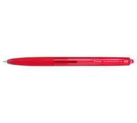 Pilot - Lote de 6 bolígrafos Super GRIP G retráctiles, color rojo