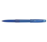 PILOT Paquete de 12 unidades - Bolígrafo supergrip g con tapa azul punta fina 0,7 mm