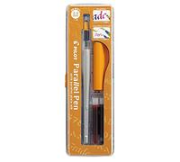 PILOT - Parallel Pen - Pluma de caligrafía recargable - Incluye kit de limpieza, guía de uso y dos cartuchos de colores (negro y rojo) - Plumín Mediano caligráfico - 2,4 mm