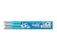 Pilot Pen 2261010F - Refill pelota Frixion, fuerza 0,7 mm, 3 piezas, de color azul claro