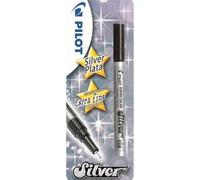 Pilot Pen 3628729031 - Rotulador marcador permanente punta fina. color plata