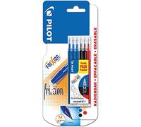 Pilot Pen - 6recambios frixion ball&clicker3 azules/2 negros/1 rojo refill case gratis
