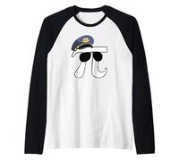 Pilot Pi Divertido Pi Pun Pi-Lot Pilot Pi Camiseta Manga Raglan