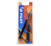 Pilot Pen – Pluma estilográfica Plumix – Trazo medio – Cartucho de tinta negra 0,58 mm