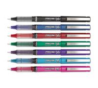 Pilot Precise V5 Roller Ball Stick Pen Precision Point Assorted Ink.5mm 7/Pack