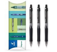 Pilot Progrex - Portaminas, gama BeGreen, 71% reciclado, barril negro, punta de 0,7 mm, paquete de 3 en embalaje de almohada