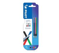 Pilot - Recambio para bolígrafo borrable FriXion Ball 4 colores punta fina 0,5 m - Bolsa de 4