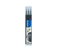 Pilot - Set De 3 Recambios Frixion Ball - Negro - Punto Medio Negro Recambio
